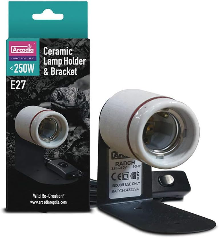 Arcadia Ceramic Lamp Holder With Bracket