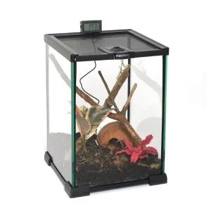 HabiStat Glass Terrarium, 30 x 30 x 32cm (12 x 12 x 13`) Built