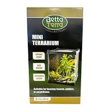 Betta Terra White Mini Terrarium β 16 x 16 x 30cm