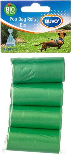 Duvo Poo Bags Rolls 4pk Bio Poo Bags