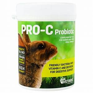 Vetark Pro-C Probiotic 100g - Prebiotic & Probiotic With Added Vitamins For Rabbits & Other Small Mammals