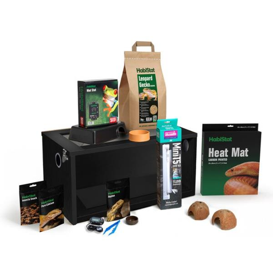 Habistat Leopard Gecko Starter kit black