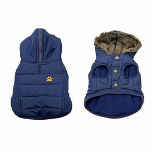 Dog Jacket Puffer Blue 40cm