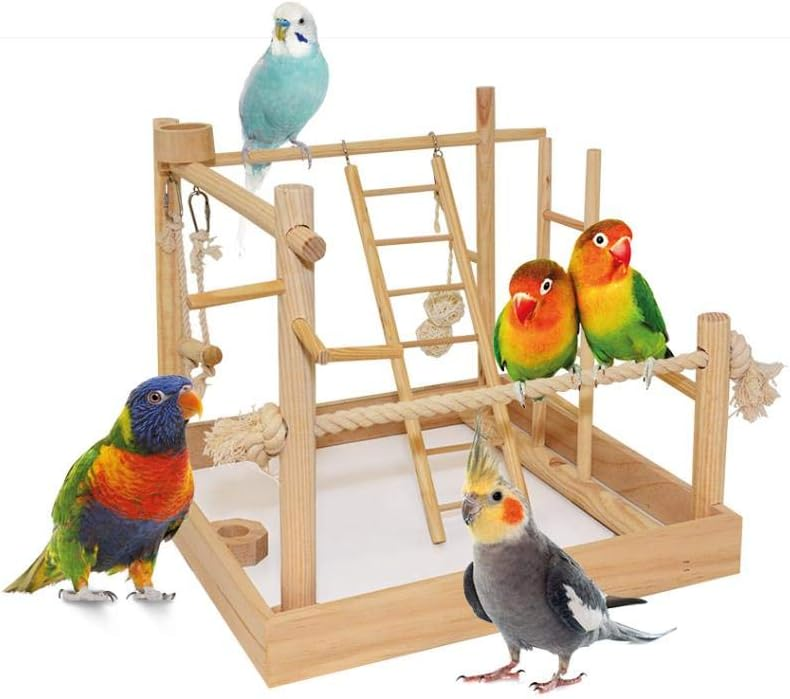 Duvo+ 3in1 Interactive bird playground 38 ? 38 ? 40,5 cm