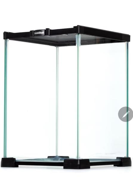 HabiStat Glass Terrarium, 30 x 30 x 32cm (12 x 12 x 13`) Built