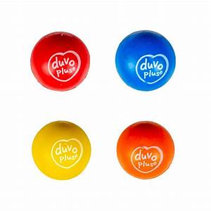 Duvo+ Rubber Bouncy Ball Mixed Colors 6.5 cm[Diameter