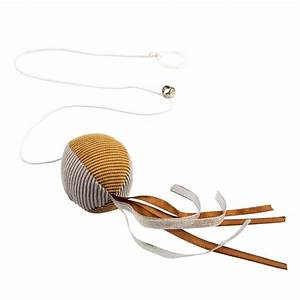 Duvo+ Duvoplus Cat Cushy Ball with Elastic & Bell - 19x5.
