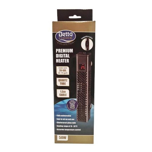 Betta Premium Digital Heater 50w