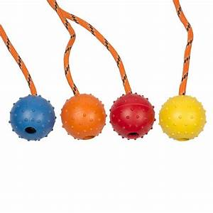 Rubber Dental Ball with Rope Mix