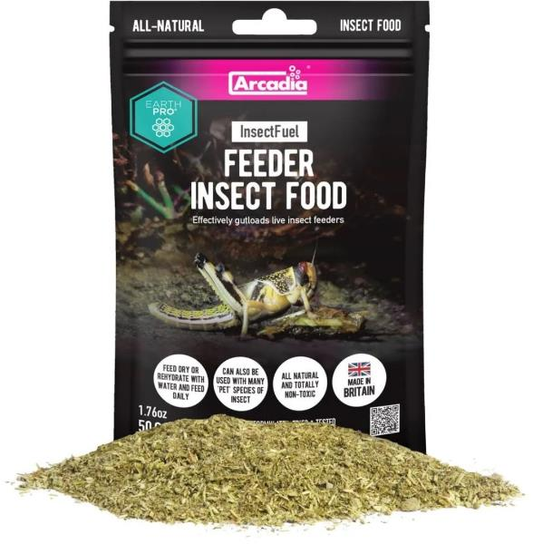 Arcadia EarthPro Insect Fuel – 50g