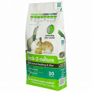 back-2-nature Small Animal Bedding and Litter 30 l (pack of 1) (packaging may vary)