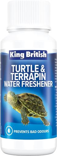 King British ? Turtle & Terrapin Water Freshener 100ml ? For Cleaner & Clearer Water ? Removes Harmful Ammonia & Nitrite ? Ideal for Setting up a New Aquarium or Partial Water Changes