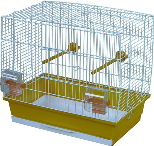 BIRD CAGE NATALIA 2 YELLOW / WHITE