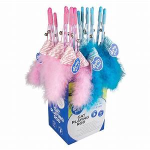 Playing rod Catchy paper triangle mix 16pc - 45x4x3,5cm mixed colors
