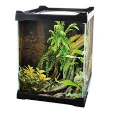 Betta Terra Black Mini Terrarium – 16 x 16 x 30cm