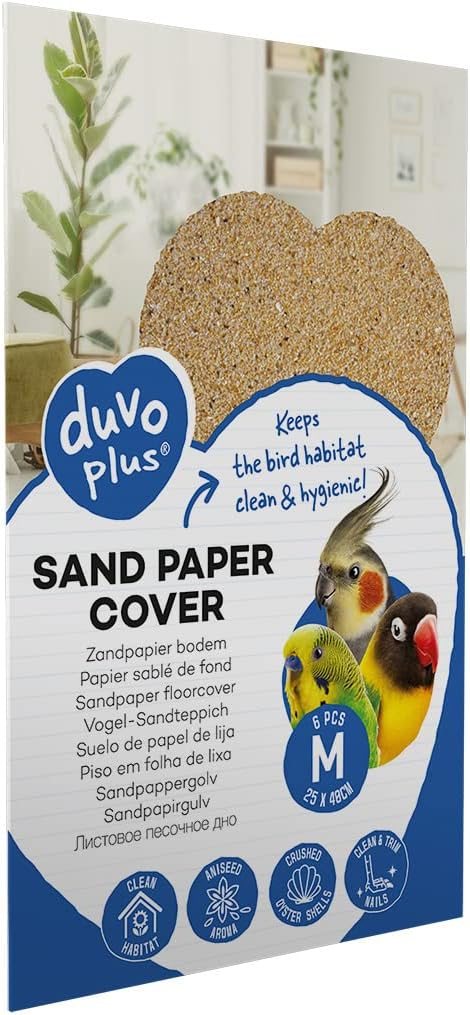 Duvo Sand Paper Cover Medium 6Pk 25X40cm